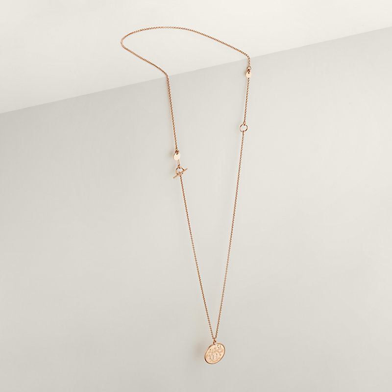 エレガント【HERMES】上品なEx-Libris long necklace 120 Hermès Ex-Libris long necklace | Hermès USA